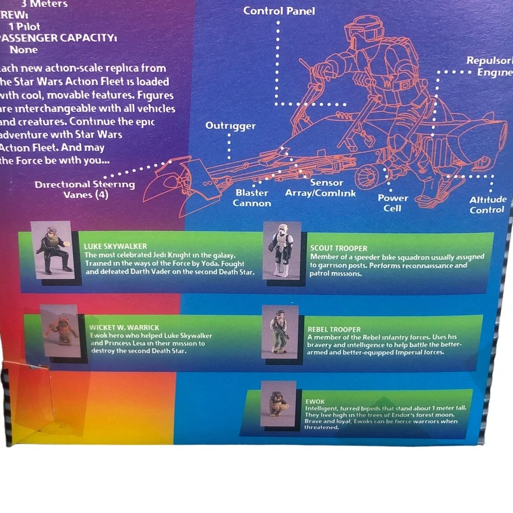 Star Wars Action Fleet Battle Pack #9 Hang Glider and Speeder Bike - Picture 6 of 8